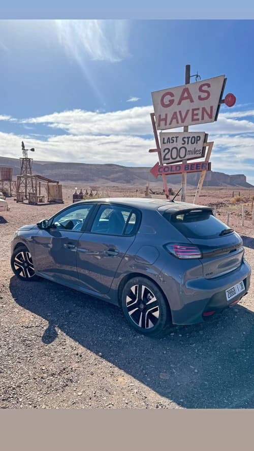 Peugeot 208 GT Line 2023 for rent in Agadir – from 300 DH/day