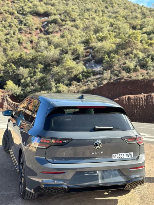 Location de VW Golf 8 2025 à agadir – à partir de 800 dh/jour